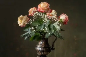 Vase y Flores