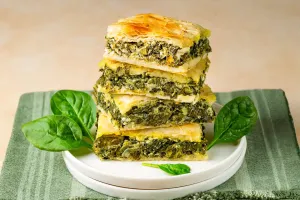 Хрустящий шпинатный пирог