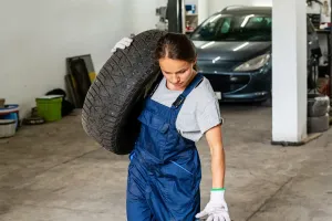 Cuide e segure os pneus