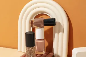 Neutral Dip Nail Art!