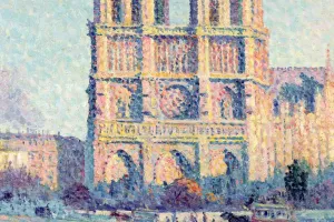 Paris rực sáng trong tranh