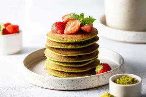 Pancakes cu matcha