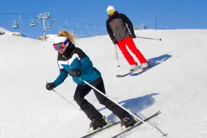 First-Time Ski Struggles