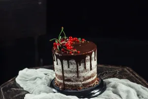 Tort ciocolată coacăze