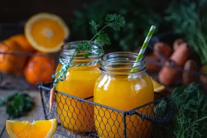 Nước ép cà rốt cam gừng