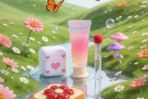 Sabonetes rosas incríveis