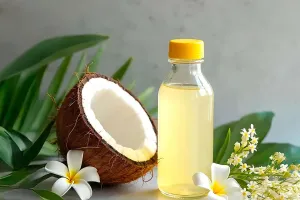 Brilho natural com coco