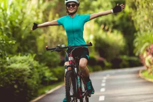 Herz durch Radfahren