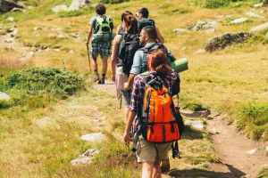 Wandern mit Freunden