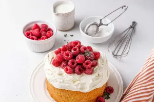 Raspberry Layer Cake