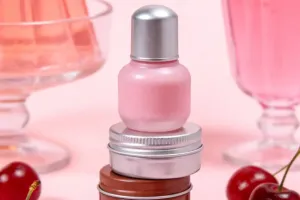 Pinkfarbener Nagellack-Look!