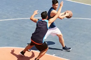 La première touche au basket