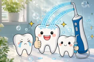 Làm Sạch Răng Bằng Tăm Nước