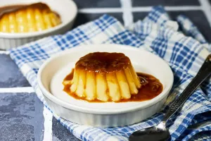 Flan Casero de Manzana