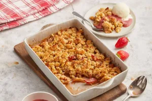 Crumble de pera