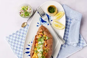 Patates douces au four