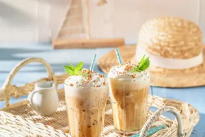 Perfekter Eiskaffee