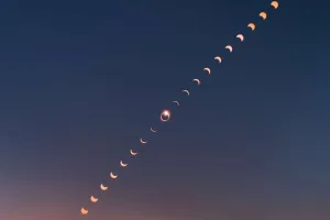 Eclipse raro na Islândia