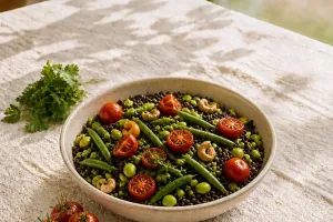 Ensalada y Arroz