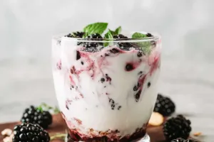 Mousse mâm xôi đen