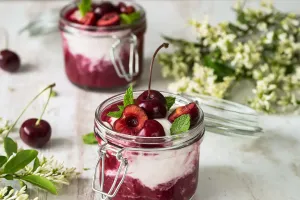 Làm Mousse Anh Đào Mềm Mịn