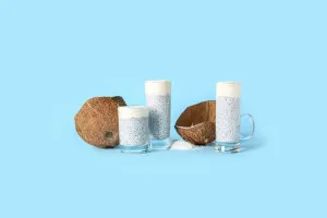 Pudding hạt chia cốt dừa